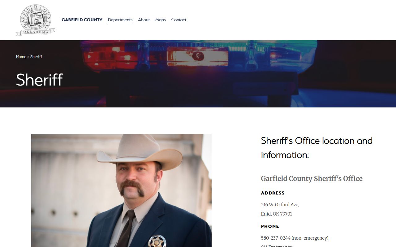 Garfield County Sheriff's Office website for booking reports