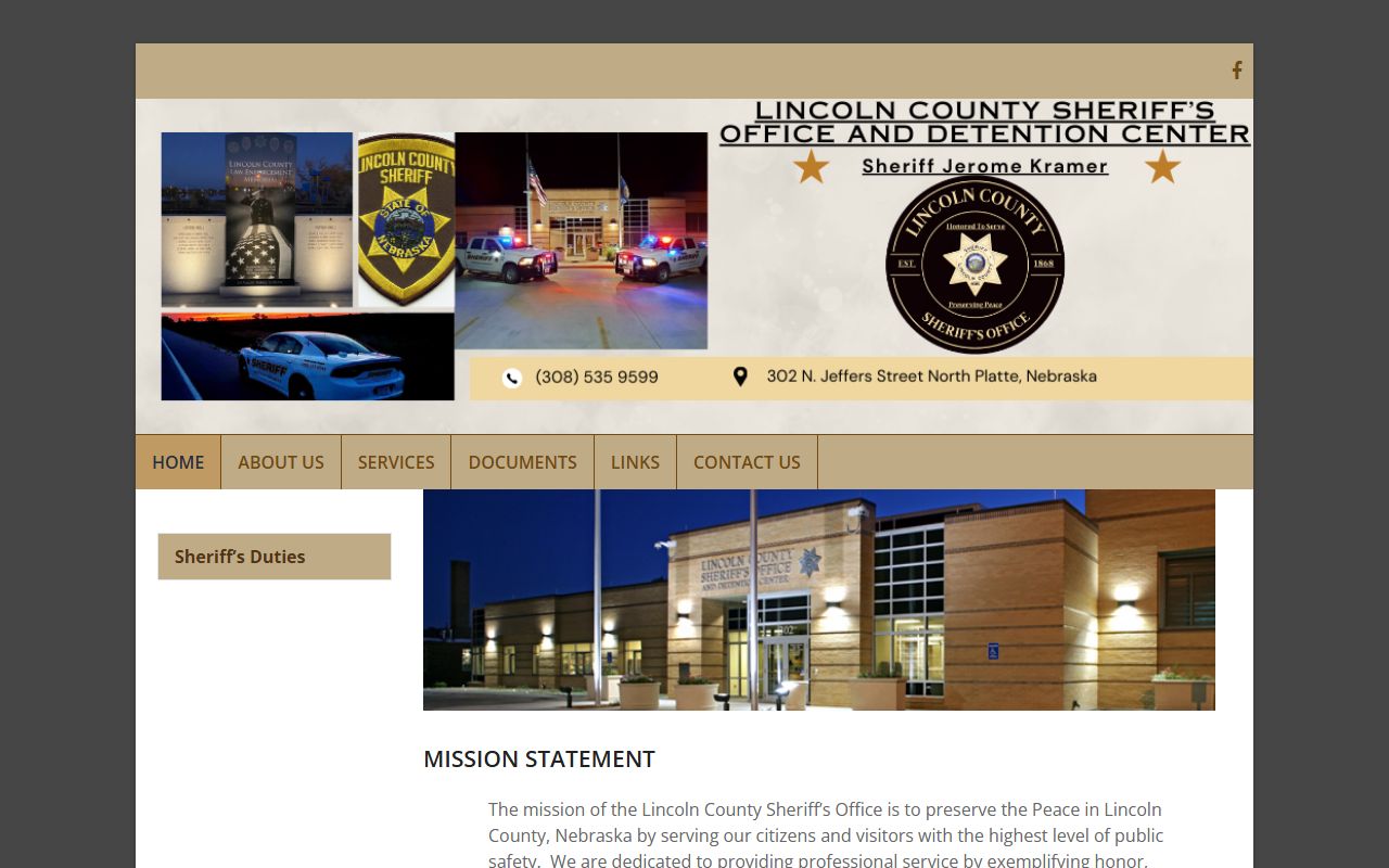Lincoln County Sheriff website for Lincoln County booking reports