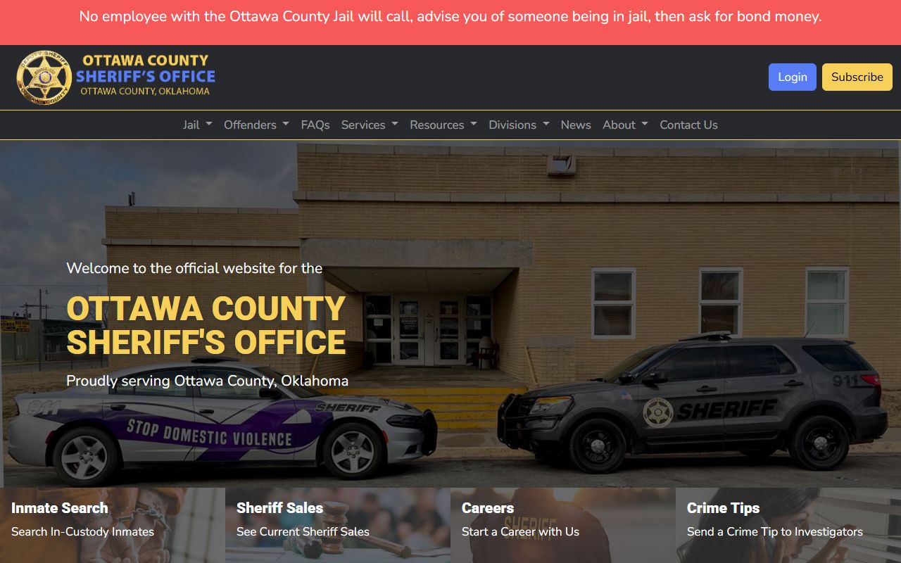Ottawa County Sheriff's Office official website